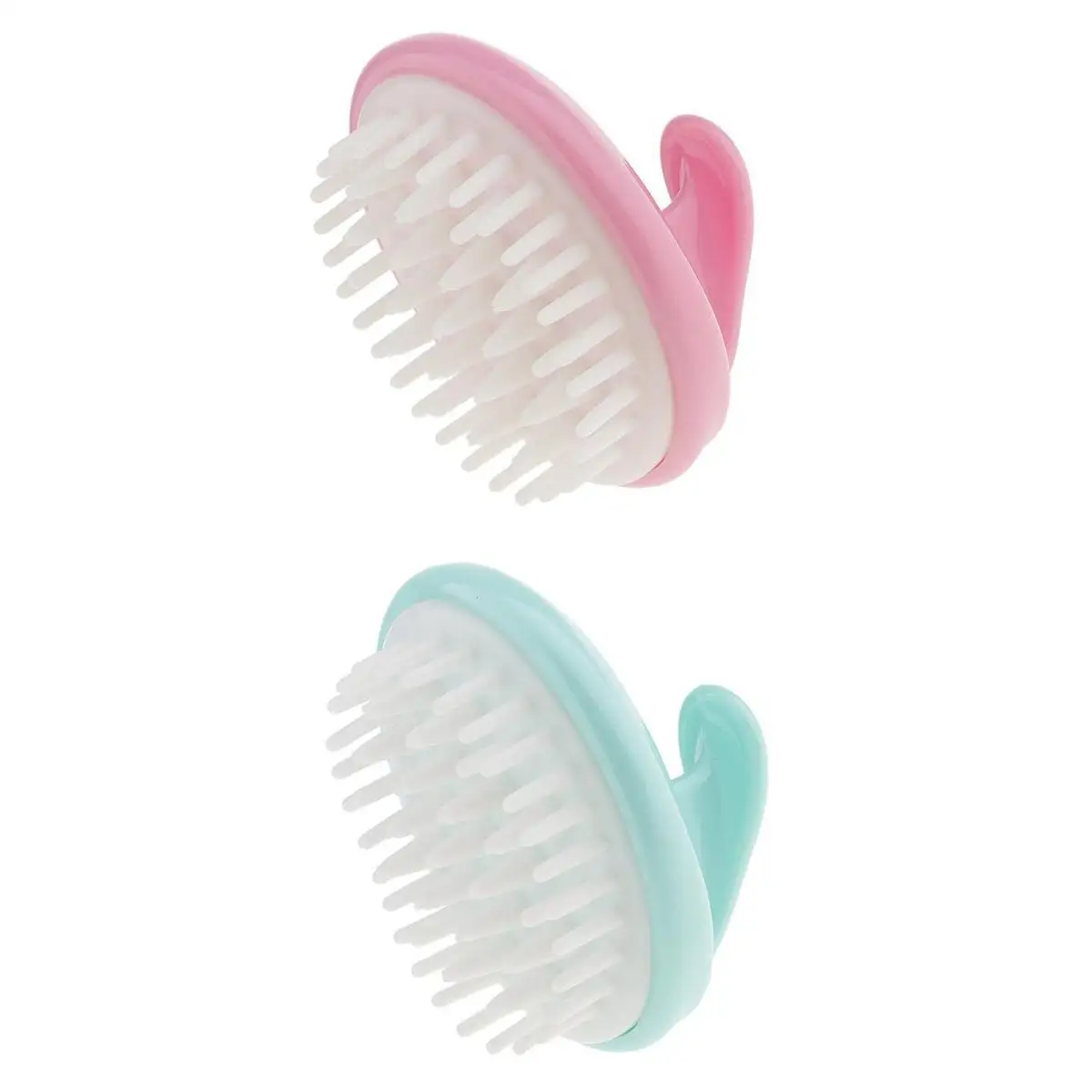 2pcs Shampoo Scalp Massage Brush Silicone Comb Rubber Anti-Slip Shower Hair Brush Scalp Circulation 2pcs Shampoo Scalp Massage Brush Silicone Comb Rubber Anti-Slip Shower Hair Brush Scalp Circulation