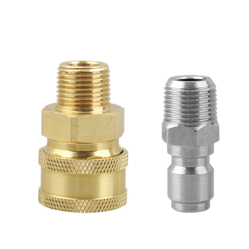 3/8 Inch NPT Quick Release Connector Fitting for High Pressure Washer Gun & Hose