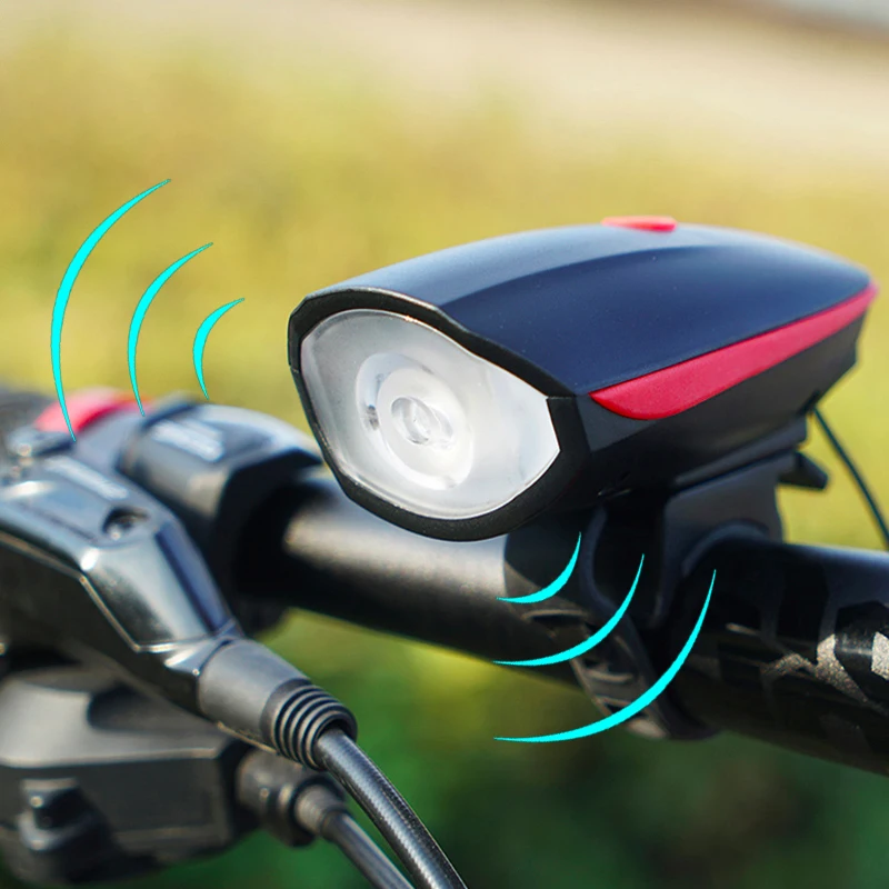 Bicycle light bell cycling horn Rechargeable electric led USB charge mountain bike road front handle Handlebar lamp button
Bicycle light bell cycling horn Rechargeable electric led USB charge mountain bike road front handle Handlebar lamp button