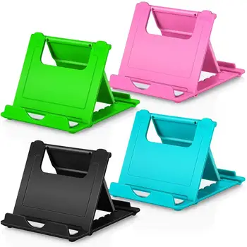 Desktop Cell Phone Stand Holder, Portable Universal Desk Stand for All Mobile Smart Phone Tablet Display (6 Mixed Colours) 
Desktop Cell Phone Stand Holder, Portable Universal Desk Stand for All Mobile Smart Phone Tablet Display (6 Mixed Colours)