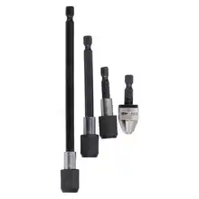 1/4in Hex Shank Drill Bit Extension Set Power Tool Drill Chuck Magnetic Adapter Holder with Quick Chuck
1/4in Hex Shank Drill Bit Extension Set Power Tool Drill Chuck Magnetic Adapter Holder with Quick Chuck