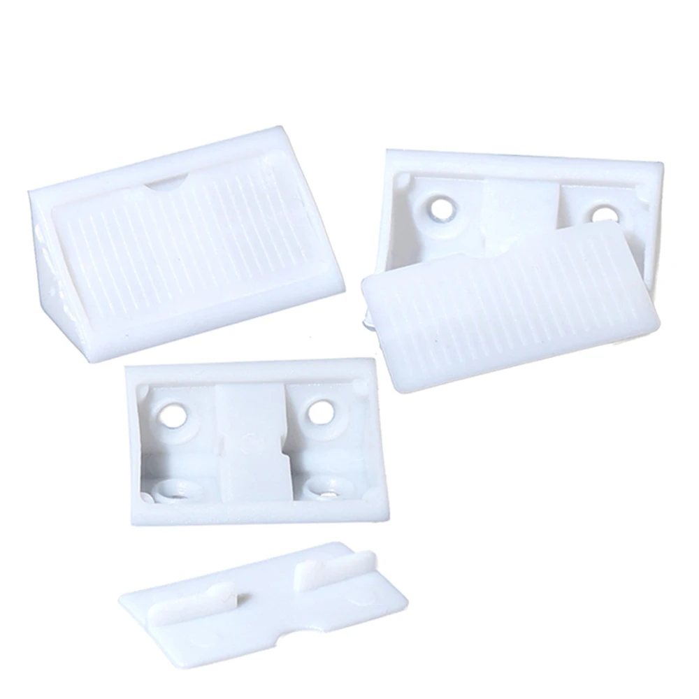 40pcs/lot Transparent Thick Plastic Nylon PVC Furniture Cabinet Corner Bracket Board Holder with 2 holes 
40pcs/lot Transparent Thick Plastic Nylon PVC Furniture Cabinet Corner Bracket Board Holder with 2 holes