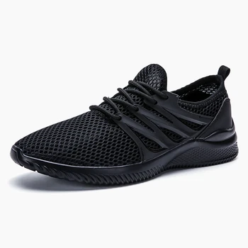 Superlight Summer Men's Sneakers Breathable Mesh Running Shoes for Man Outdoor Black White Sports Male Shoes Lace Up Jogging 44
Superlight Summer Men's Sneakers Breathable Mesh Running Shoes for Man Outdoor Black White Sports Male Shoes Lace Up Jogging 44