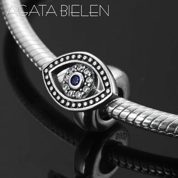 Authentic 925 Sterling Silver Evil blue Eye Zircon Spacer Stopper beads for Jewelry making Fit Original Pandora Charm Bracelet
Authentic 925 Sterling Silver Evil blue Eye Zircon Spacer Stopper beads for Jewelry making Fit Original Pandora Charm Bracelet