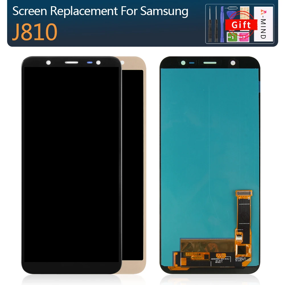 AMOLED LCD screen with for samsung Galaxy J8 2018 display touch screen for Galaxy J810 J810F SM-J810F display
AMOLED LCD screen with for samsung Galaxy J8 2018 display touch screen for Galaxy J810 J810F SM-J810F display