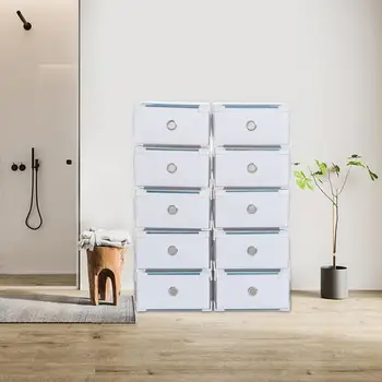 Stripe Printed Drawer Boxes Case Transparent Shoes Box Organizer Sneakers Organization Storage Shoe Cabinet
Stripe Printed Drawer Boxes Case Transparent Shoes Box Organizer Sneakers Organization Storage Shoe Cabinet