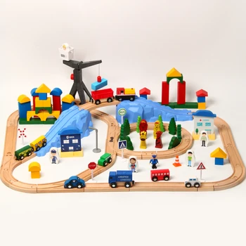 Usual Wooden Tracks Train Set Toys Railway Magic Brio Wood Puzzles educational Toys For Children's birthday present
Usual Wooden Tracks Train Set Toys Railway Magic Brio Wood Puzzles educational Toys For Children's birthday present