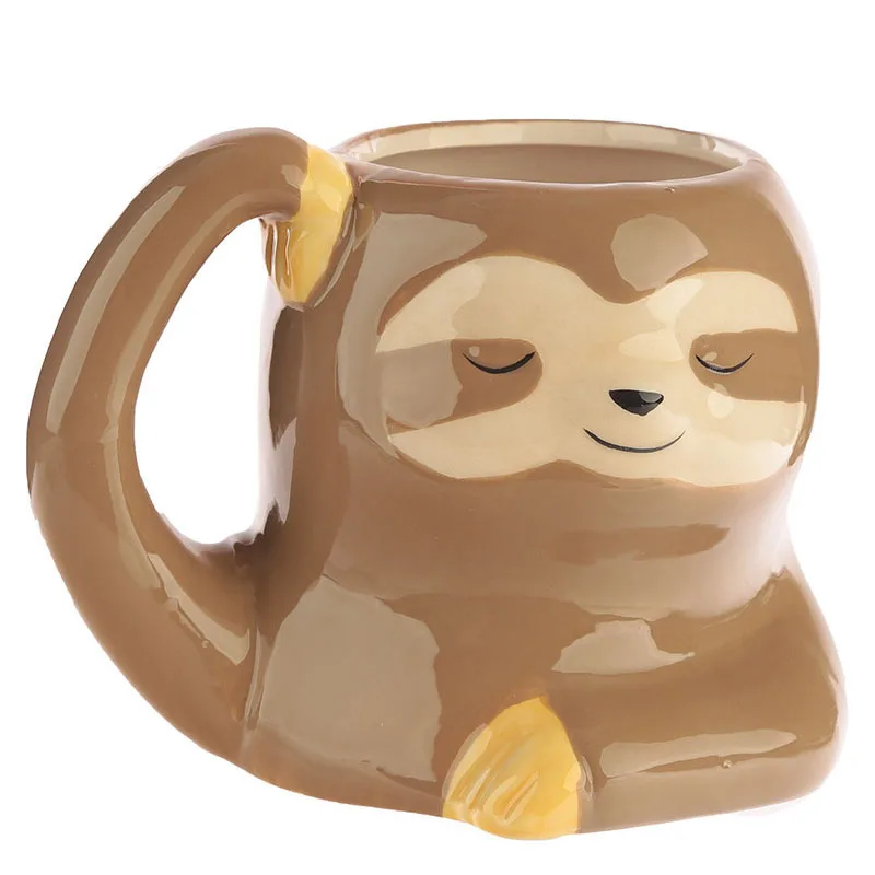 Creative Animal Styling Mug Cute Sloth Closed Eye Ceramic Cup Office Personality Animal Coffee Milk Cup Animal Cup
Creative Animal Styling Mug Cute Sloth Closed Eye Ceramic Cup Office Personality Animal Coffee Milk Cup Animal Cup