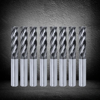 ZGT fresa cnc Milling Tools HRC55 4 Flute Metal Cutter Carbure Endmill Tungsten Steel Milling Cutter End Mill 4mm 5mm 6mm 8mm
ZGT fresa cnc Milling Tools HRC55 4 Flute Metal Cutter Carbure Endmill Tungsten Steel Milling Cutter End Mill 4mm 5mm 6mm 8mm