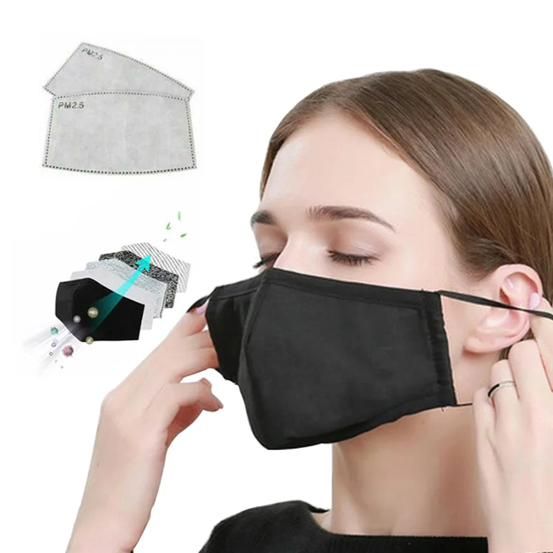 Reusable PM2.5 Dustproof Mouth Face Mask Cotton Activated Carbon Filter Windproof Mouth-muffle Bacteria Proof Flu Face Masks
Reusable PM2.5 Dustproof Mouth Face Mask Cotton Activated Carbon Filter Windproof Mouth-muffle Bacteria Proof Flu Face Masks