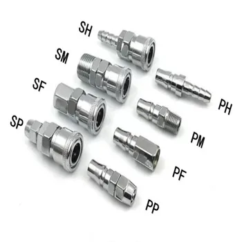Pneumatic fitting C type quick connector high pressure coupling SP SF SH SM PP PF PH PM 20 30 40 inch thread (PT)
Pneumatic fitting C type quick connector high pressure coupling SP SF SH SM PP PF PH PM 20 30 40 inch thread (PT)