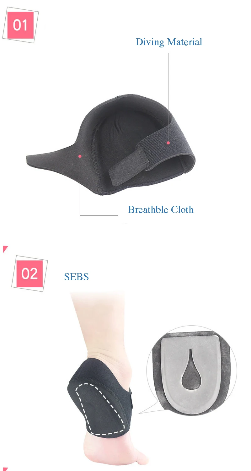 Heel Protection Sleeves Pads