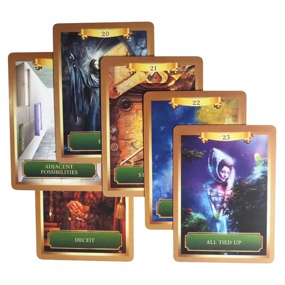 100% Brand New High Quality Energy Oracle Cards English Version Tarot 53-Card Deck Mysterious Divination Party Board Game
100% Brand New High Quality Energy Oracle Cards English Version Tarot 53-Card Deck Mysterious Divination Party Board Game