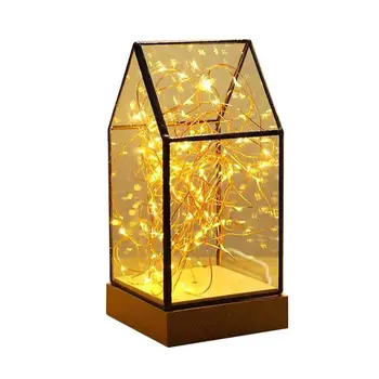 Christmas Lights Tree House Night Light Night Light Glass Wooden Family Living Room New Year Decoration Festival
Christmas Lights Tree House Night Light Night Light Glass Wooden Family Living Room New Year Decoration Festival