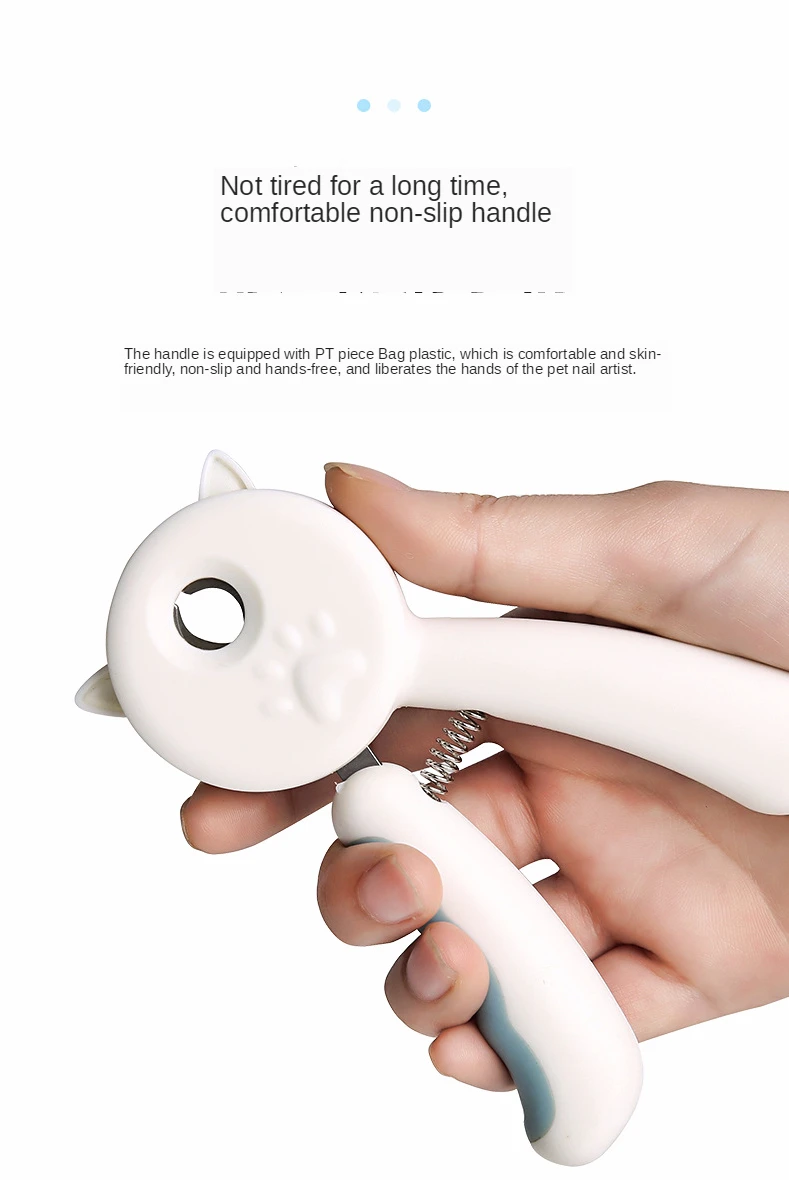 Splash-Proof Pet Nail Clipper with Built-in File for Cats & Dogs