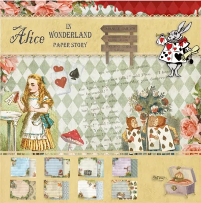 Alice in Wonderland Junkjournal Cardstock Sense of Autumn Craft Paper Pad Decorative Designs Festival Gift Packing Kit
Alice in Wonderland Junkjournal Cardstock Sense of Autumn Craft Paper Pad Decorative Designs Festival Gift Packing Kit