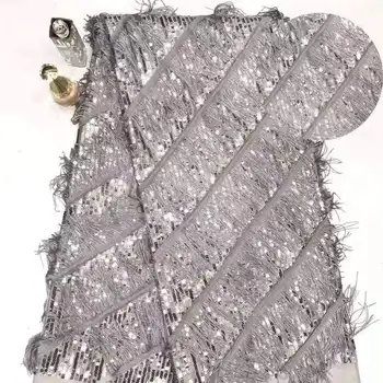 Unique Tassel Design African Sequins Net Lace Fabric High Quality 2019 Nigeria Indian Embroidery Guipure Mesh Gold Sequined Lace
Unique Tassel Design African Sequins Net Lace Fabric High Quality 2019 Nigeria Indian Embroidery Guipure Mesh Gold Sequined Lace