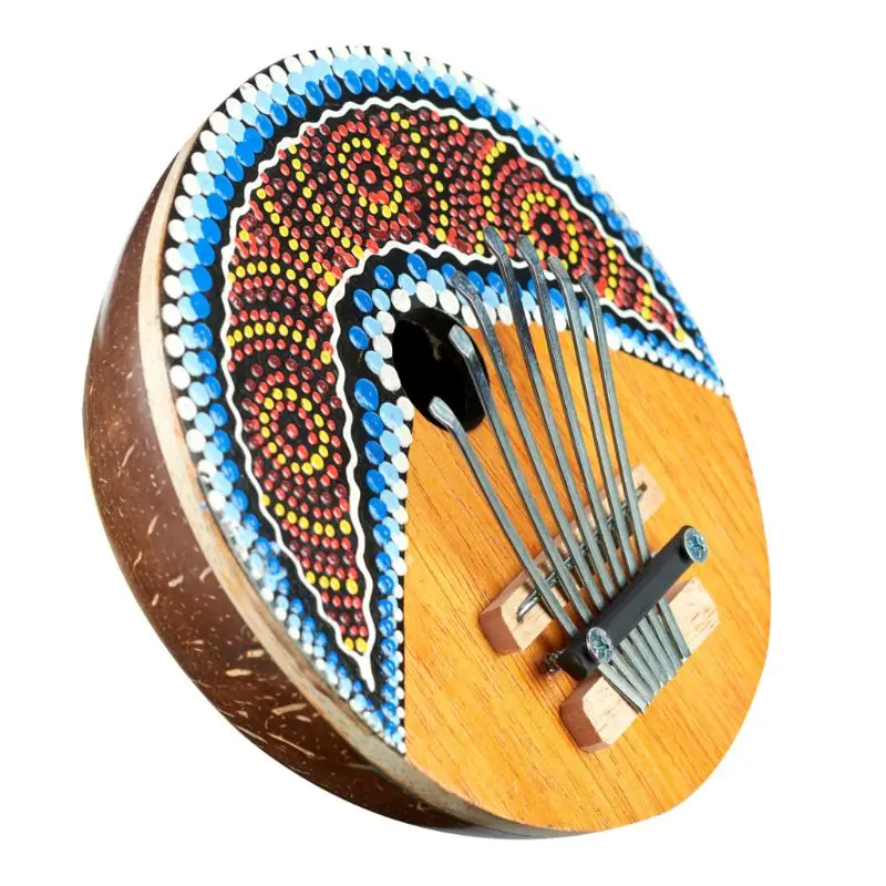 color send random Kalimba Thumb Piano 7 Keys Tunable Coconut Shell Painted Musical Instrument free shipping M7DC
color send random Kalimba Thumb Piano 7 Keys Tunable Coconut Shell Painted Musical Instrument free shipping M7DC