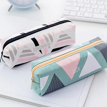 Organizer Fashion For Students Soft Canvas Stationery Pen Box Pencil Case School Zipper Portable Pencil Bag Geometry Print
Organizer Fashion For Students Soft Canvas Stationery Pen Box Pencil Case School Zipper Portable Pencil Bag Geometry Print