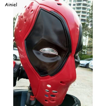 Deadpool Cosplay Mask Red Faceshel White Eyes Transparent Eyes Halloween Cosplay Costumes Mask Super Heroes for Adult Men Unisex
Deadpool Cosplay Mask Red Faceshel White Eyes Transparent Eyes Halloween Cosplay Costumes Mask Super Heroes for Adult Men Unisex