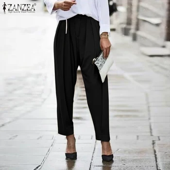 Elegant Work OL Turnip Pants ZANZEA Summer Long Pantalon Women Casual Harem Trousers Spring Solid Zipper Loose Palazzo Female
Elegant Work OL Turnip Pants ZANZEA Summer Long Pantalon Women Casual Harem Trousers Spring Solid Zipper Loose Palazzo Female