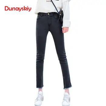 2019 Spring Elastic Waist Korean Style Female Skinny Jeans Thin High Waist Pencil Pants Loose Straight Casual Zipper Pants
2019 Spring Elastic Waist Korean Style Female Skinny Jeans Thin High Waist Pencil Pants Loose Straight Casual Zipper Pants
