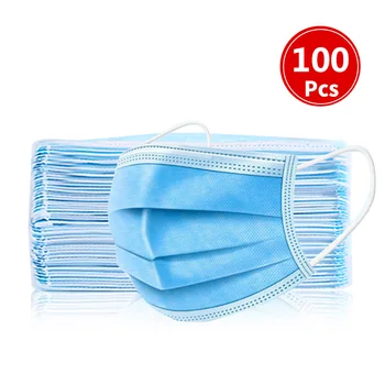 100PCS Disposable Protective Mask 3 Layers Dustproof Facial Protective Cover Face Mouth Masks Prevent Anti-pollution Masks
100PCS Disposable Protective Mask 3 Layers Dustproof Facial Protective Cover Face Mouth Masks Prevent Anti-pollution Masks