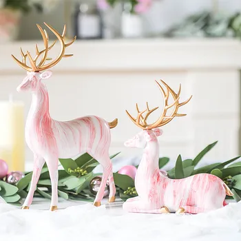 CREATIVE RESIN HANDICRAFT MARBLE PATTERN CHRISTMAS ELK CRAFT ANIMAL FIGURINE HOME LIVING ROOM DECORATION DEER ORNAMENTS
CREATIVE RESIN HANDICRAFT MARBLE PATTERN CHRISTMAS ELK CRAFT ANIMAL FIGURINE HOME LIVING ROOM DECORATION DEER ORNAMENTS