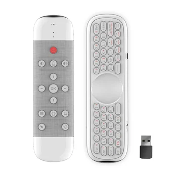 Q40 Air Mouse Voice Remote Control Mic 2.4G Wireless with IR Learning Mini Keyboard for H96 MAX X88 Pro Android TV Box PC
Q40 Air Mouse Voice Remote Control Mic 2.4G Wireless with IR Learning Mini Keyboard for H96 MAX X88 Pro Android TV Box PC