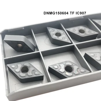 DNMG 150604 TF IC907 CARBIDE TURNING INSERT Alloy Carbide Turning Inserts DNMG150608 Coated CNC Lathe External Tool Cutters
DNMG 150604 TF IC907 CARBIDE TURNING INSERT Alloy Carbide Turning Inserts DNMG150608 Coated CNC Lathe External Tool Cutters