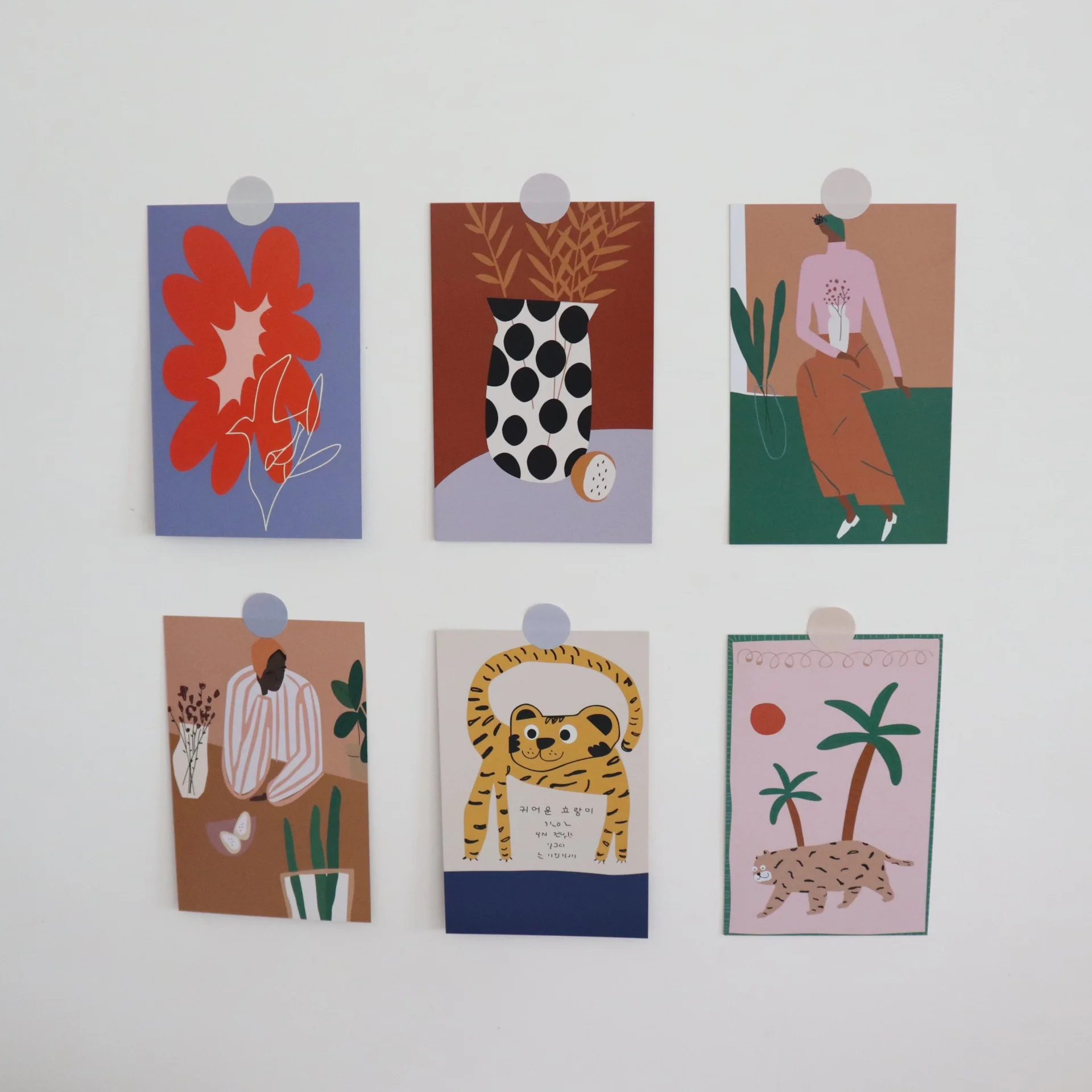 6 Sheets Ins Nordic Abstract Art Character Postcard Creative Decorative Card Diy Background Wall Post Small Poster Photo Props
6 Sheets Ins Nordic Abstract Art Character Postcard Creative Decorative Card Diy Background Wall Post Small Poster Photo Props