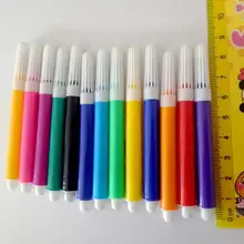 12 cores arte marcador desenho caneta definir crianças 0.5mm seguro artigos de papelaria suprimentos escola marcadores de aguarela não-tóxico graffiti g0z4(China)