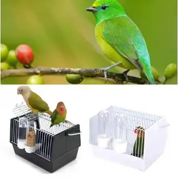 Portable travel carrier with two feeders and handling bird supplies bird cage parrot transport cage plastic and wire bird MJ0703
Portable travel carrier with two feeders and handling bird supplies bird cage parrot transport cage plastic and wire bird MJ0703
