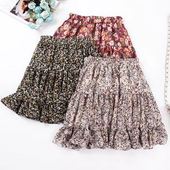 Korean Version Of Rural Small Fresh Broken Flower Summer High Waist Splicing Chiffon Pleated Printed Women Mini Tutu short Skirt
Korean Version Of Rural Small Fresh Broken Flower Summer High Waist Splicing Chiffon Pleated Printed Women Mini Tutu short Skirt
