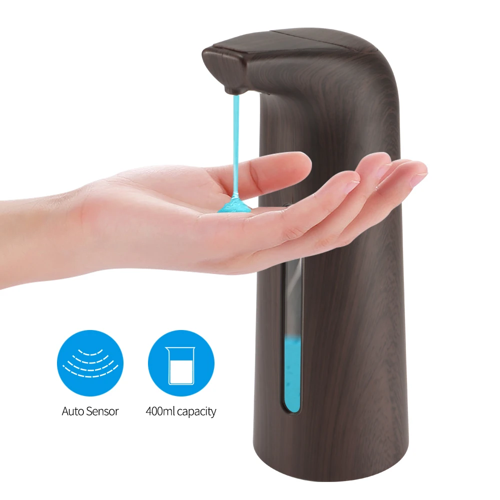 400ML Automatic Soap Dispenser Hand Free Touchless Sanitizer Bathroom Dispenser Smart Sensor Liquid Soap Dispenser For Kitchen
400ML Automatic Soap Dispenser Hand Free Touchless Sanitizer Bathroom Dispenser Smart Sensor Liquid Soap Dispenser For Kitchen