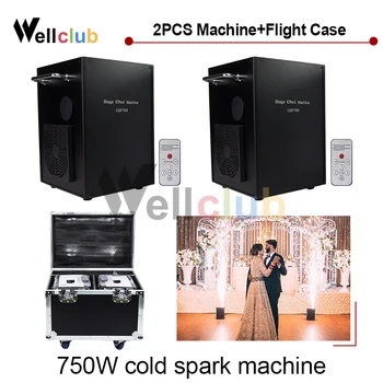 2pcs with Flightcase 750W Cold Sparkler Fireworks Fountain Machine DMX with Remote control for Wedding Stage Special Effect
2pcs with Flightcase 750W Cold Sparkler Fireworks Fountain Machine DMX with Remote control for Wedding Stage Special Effect
