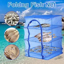 Foldable 4 Layers Drying Net Fish Net Drying Rack Hanging Vegetable Fish Dishes Dryer Net 40 x 40 x 65cm PE Hanger Fish Netng
Foldable 4 Layers Drying Net Fish Net Drying Rack Hanging Vegetable Fish Dishes Dryer Net 40 x 40 x 65cm PE Hanger Fish Netng