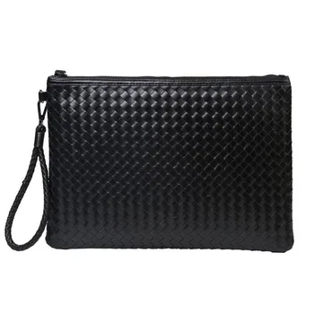 Trendy simple leather men and women bag casual clutch bag, hand bag atmospheric woven fashion tote bag
Trendy simple leather men and women bag casual clutch bag, hand bag atmospheric woven fashion tote bag