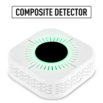 360° Smoke Detector & Carbon Monoxide Sensors 2 In 1 Battery Operated CO Alarm With Light Flashing Sound Warning Protection
360° Smoke Detector & Carbon Monoxide Sensors 2 In 1 Battery Operated CO Alarm With Light Flashing Sound Warning Protection