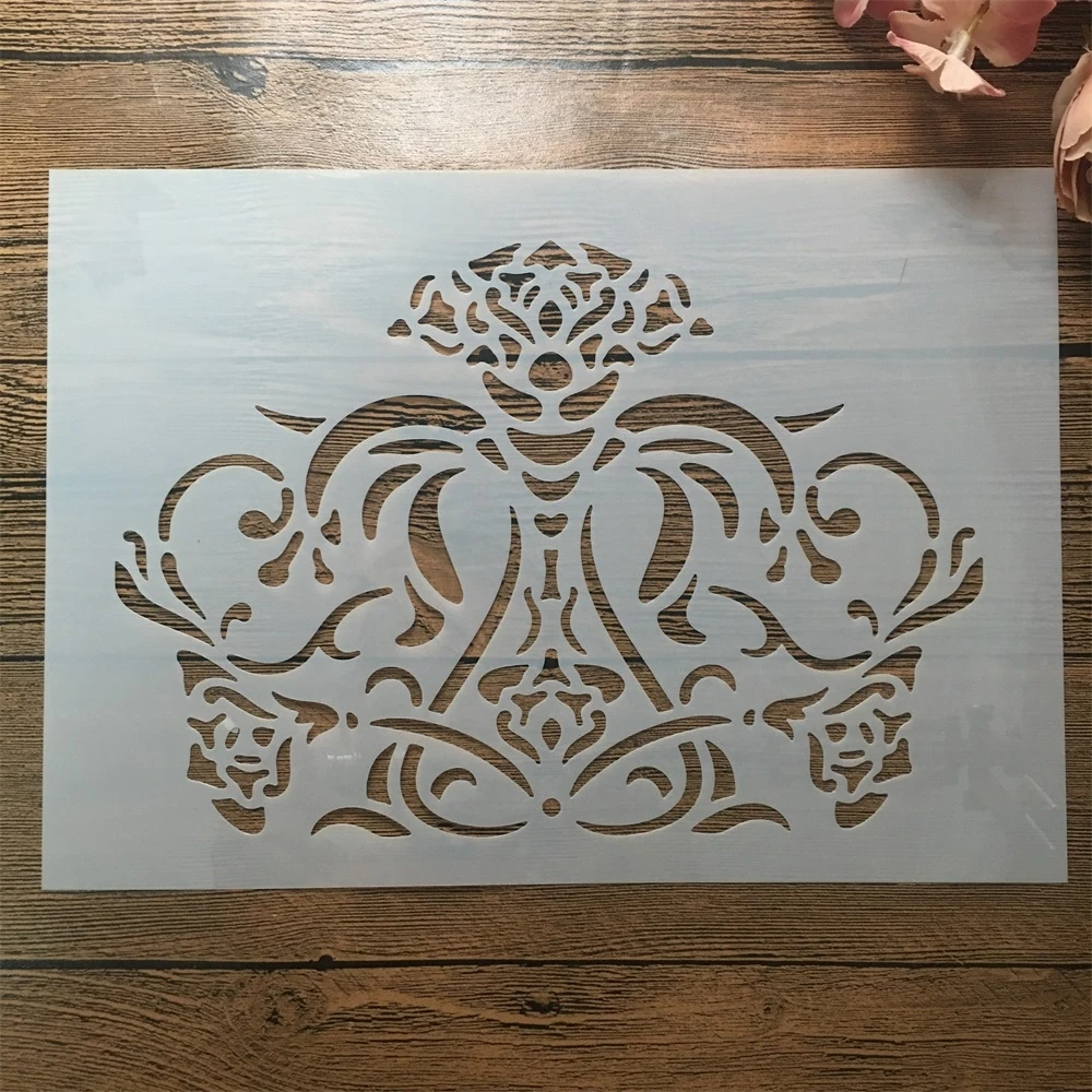 A4 29cm Mandala Crown DIY Layering Stencils Wall Painting Scrapbook Coloring Embossing Album Decorative Template
A4 29cm Mandala Crown DIY Layering Stencils Wall Painting Scrapbook Coloring Embossing Album Decorative Template