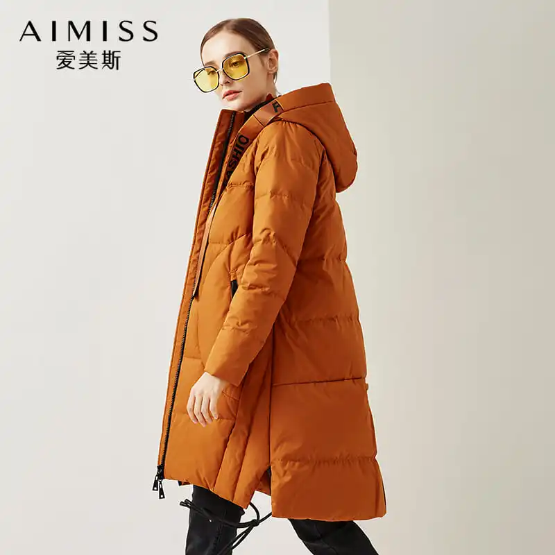 AIMISS Brand Fashion Women Down Jacekt Hooded Zippers Loose Casual Winter Thick Warm Down Coat Warm Clothes For Lady
AIMISS Brand Fashion Women Down Jacekt Hooded Zippers Loose Casual Winter Thick Warm Down Coat Warm Clothes For Lady