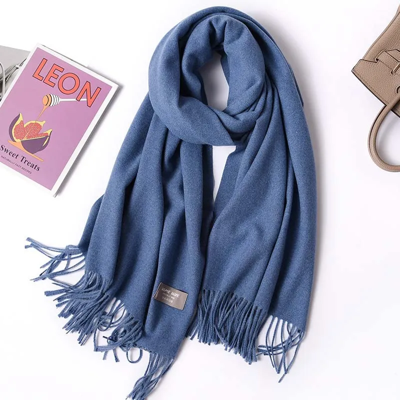 2020 new cold-proof solid color scarf women's winter large size thickened warmth imitation cashmere shawl gifts
2020 new cold-proof solid color scarf women's winter large size thickened warmth imitation cashmere shawl gifts