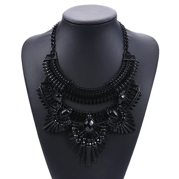 Black Chain Vintage Big Choker Necklace Women Indian Ethnic Tribal Statement Large Collar Necklace Jewelry Maxi Chunky Collier
Black Chain Vintage Big Choker Necklace Women Indian Ethnic Tribal Statement Large Collar Necklace Jewelry Maxi Chunky Collier