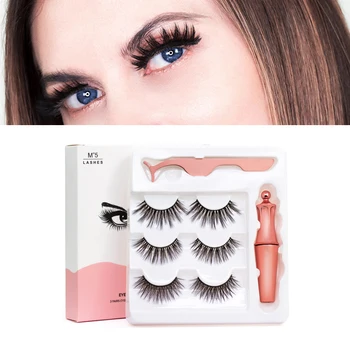 3 pairs 3D Magnetic False Eyelashes Magnet Eyeliner Mink Fake Eyelash Waterproof Liquid Tweezers Set Long Lasting Eyelash TSLM1
3 pairs 3D Magnetic False Eyelashes Magnet Eyeliner Mink Fake Eyelash Waterproof Liquid Tweezers Set Long Lasting Eyelash TSLM1