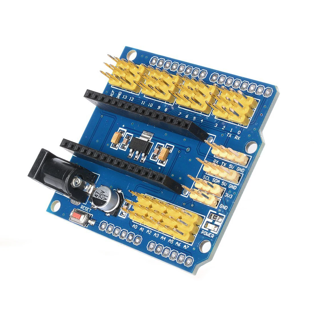 Nano expansion I / O sensor screen Module for the UN R3 For Arduino Nano V3.0 / nano Pro I Expansion / O Shield for Arduino UNO
Nano expansion I / O sensor screen Module for the UN R3 For Arduino Nano V3.0 / nano Pro I Expansion / O Shield for Arduino UNO