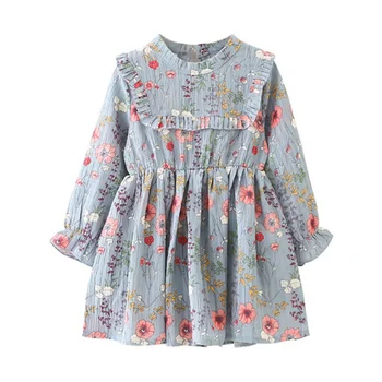 2-7T Children Spring Autumn Girls Cute Floral Print Half High Collar Temperament Long Sleeve Sweet Princess Dress
2-7T Children Spring Autumn Girls Cute Floral Print Half High Collar Temperament Long Sleeve Sweet Princess Dress