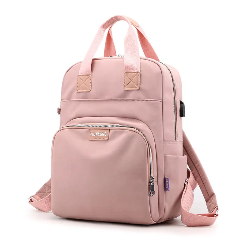High Quality Solid Waterproof Women Backpacks Convenient USB Charging Ladies Backpacks Large Capacity Multi-pocket Women Backpac
High Quality Solid Waterproof Women Backpacks Convenient USB Charging Ladies Backpacks Large Capacity Multi-pocket Women Backpac