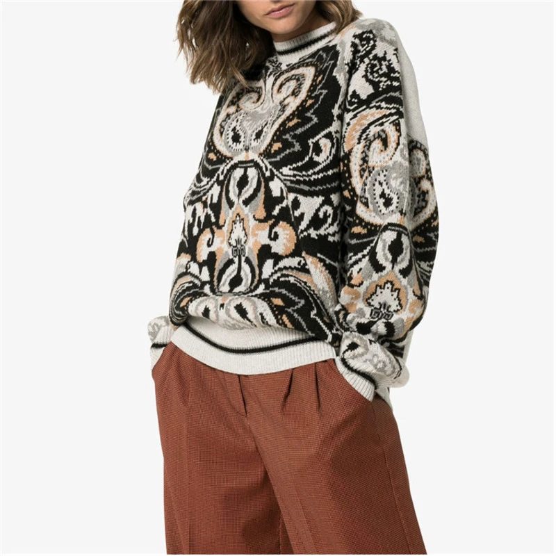TVVOVVIN 2019 Autumn Easy Pullover Print Totems Pattern Vintage Round Neck Long Sleeve Knitting Sweater For Woman Girl L018
TVVOVVIN 2019 Autumn Easy Pullover Print Totems Pattern Vintage Round Neck Long Sleeve Knitting Sweater For Woman Girl L018