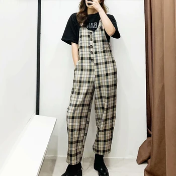 2020 Women Summer Sweet Jumpsuit Playsuit Sleeveless Buttons Loose Rompers Female Elegant Overalls for women Clothes
2020 Women Summer Sweet Jumpsuit Playsuit Sleeveless Buttons Loose Rompers Female Elegant Overalls for women Clothes