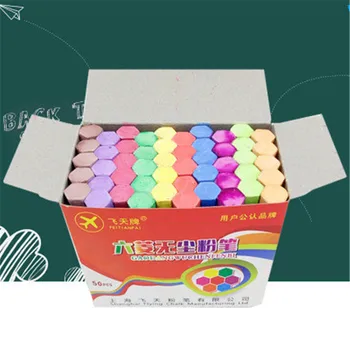 50 Pcs/lot Dustless Hexagonal Chalk Pen Drawing Chalks For Blackboard 10 Colors Stationary Office School Supplies Accessories 
50 Pcs/lot Dustless Hexagonal Chalk Pen Drawing Chalks For Blackboard 10 Colors Stationary Office School Supplies Accessories